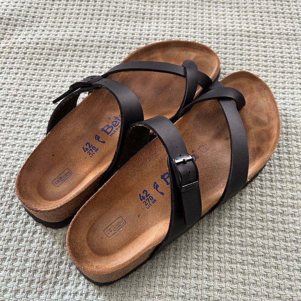 Betula, Birkenstock.  42 N, black. Worn twice. Cleaning out closet!